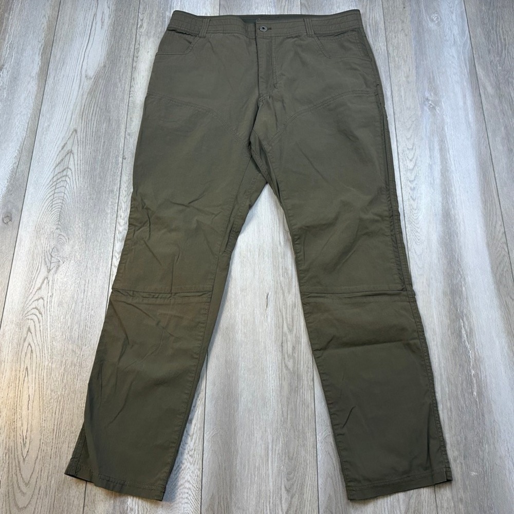 Kuhl Free Radikl Pants Mens 36x32 Brown Performance Stretch Hiking Outdoor Men